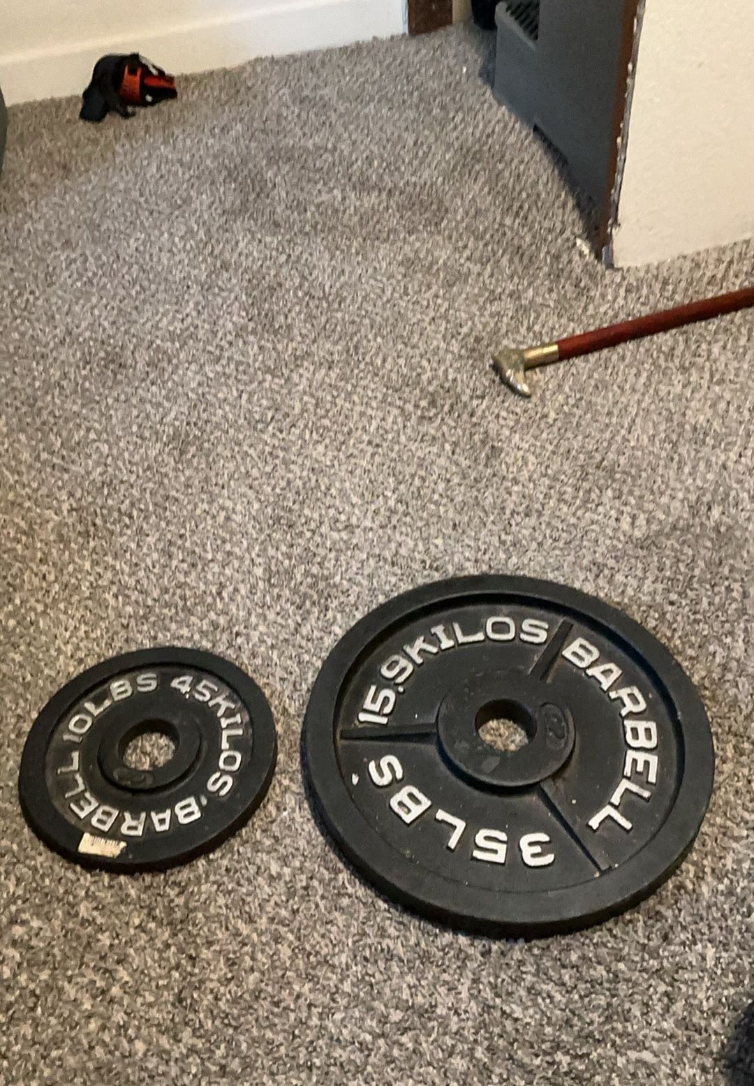 35 Pound And 10 Pound Steel Plates