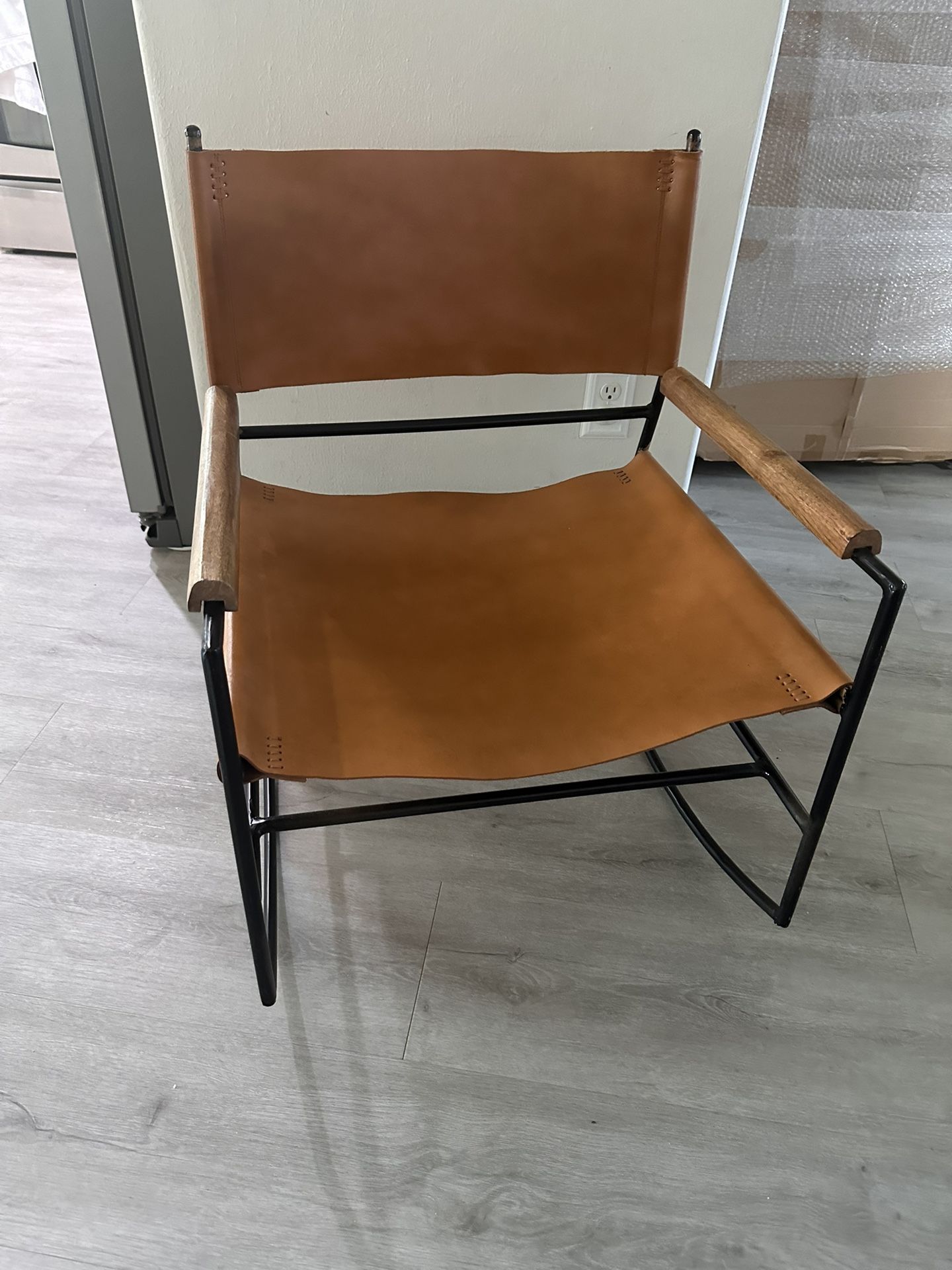 Leather Rocking Chair
