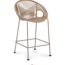 Kasiko White Pepper Counter Stool