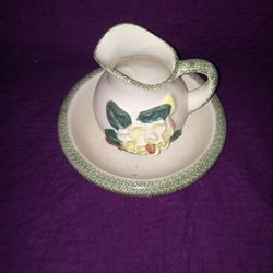 Water Pitcher With Bowl