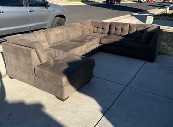 Dark Gray Sectional U Shape
