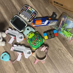 Baby Toys FurReal Instax Mini Polaroid Camera Laser Tag Bluetooth Headphones Everything Works