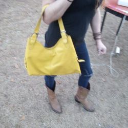 MY FAVORITE YELLOW BAG!!!!!