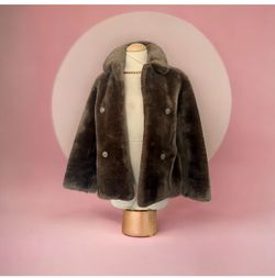 Vintage Spiegel Faux Fur Brown Coat
