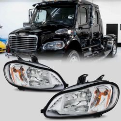 LA Zona Auto Parts 2003 to 2019 Freightliner Business Class M2 106 and 112 Headlight Faros Micas Camion