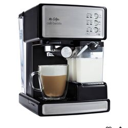  Mr. Coffee Espresso and Cappuccino Machine Stainless Steel Programmable Coffee Maker with Automatic