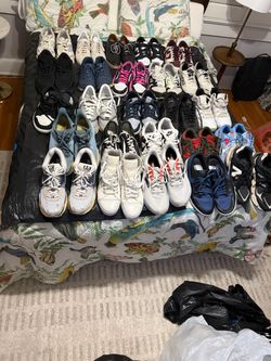 Large Lot of Mixed Sneakers – 20+ Pairs