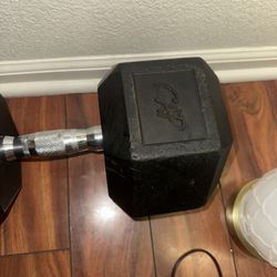 1-100 pound dumbell