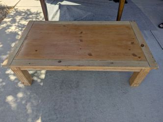 Rustic Wooden Farmhouse Table