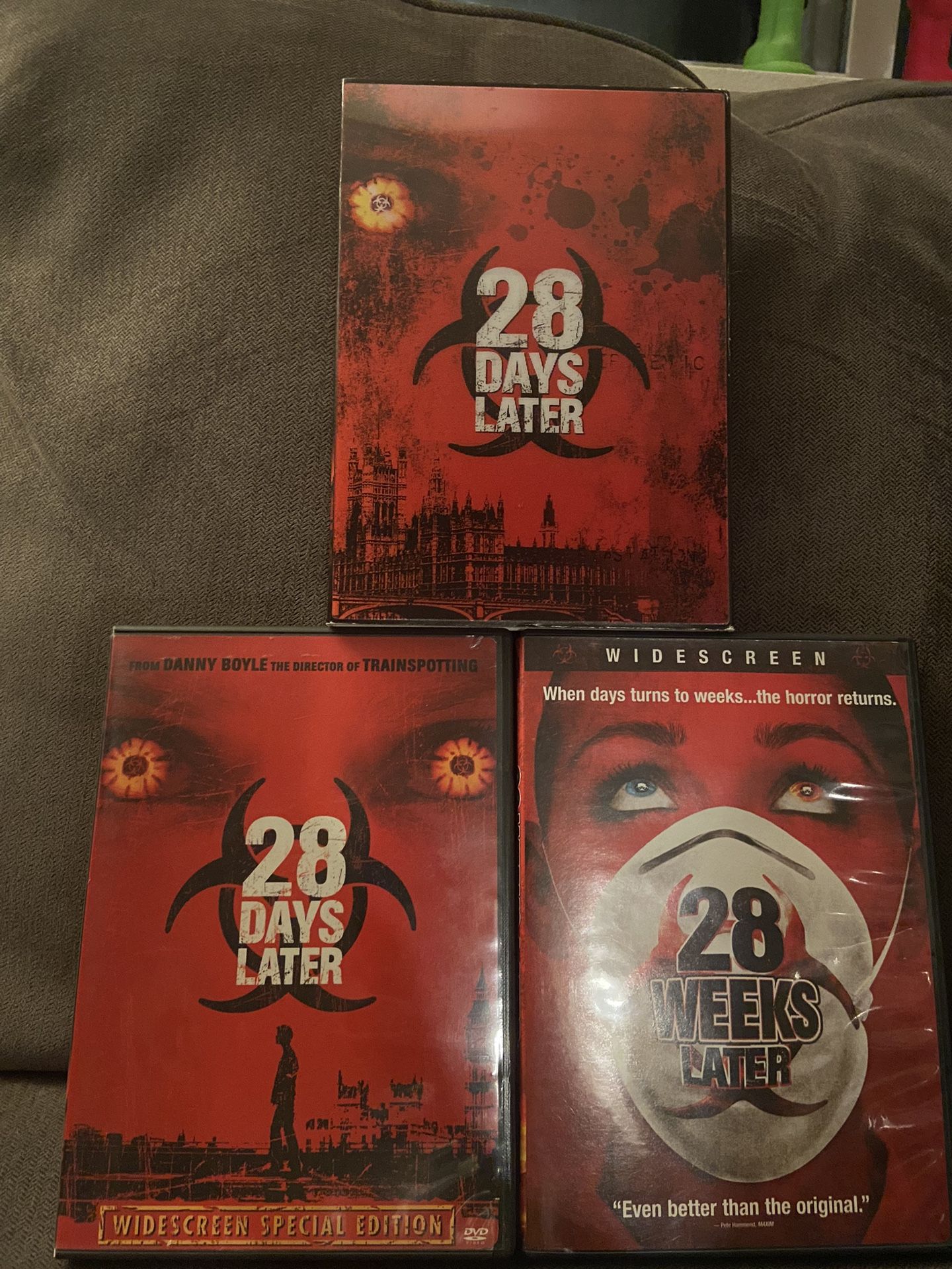 28 Days Later 28 Weeks Later DVDs