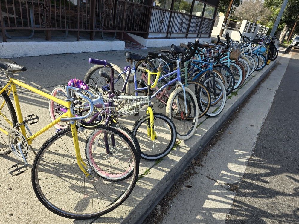 Bicycles Most Sizes Different Prices Start @ $100