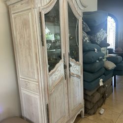Hand Made Solid Wood China Cabinet. 