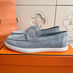 Hermes Men’s Leather Shoes With Box New 