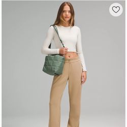 Lululemon Quilted Grid Tote Bag Mini 5L