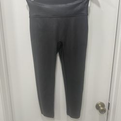 SPANX Faux Leather Leggings Size L