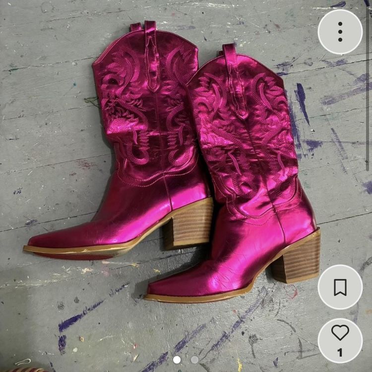 Hot Pink Cowboy Boots