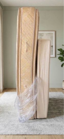 Double pillow Queen size mattress and box spring both in great condition