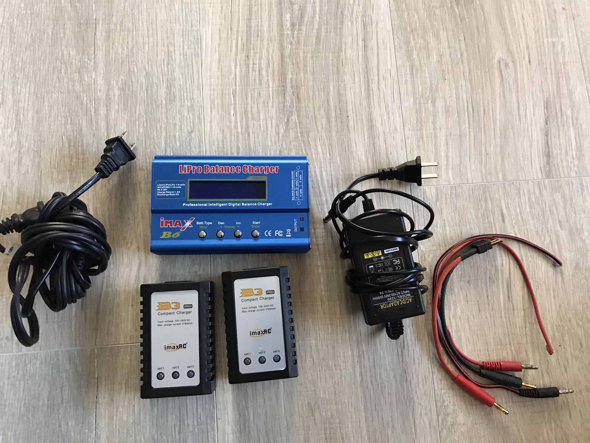 IMAX B3 and B6 RC Lipo battery chargers.