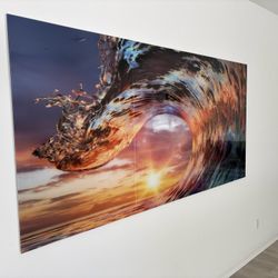 Glass wave Art 