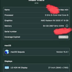 MAC MINI 2018