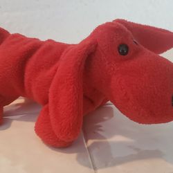 7 Inch Red Dog Stuffed Animal Pet READ BELOW
