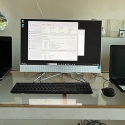 TOUCHSCREEN HP ALL IN ONE 24” 11TH GEN WINDOWS 11 PRO +EXTRAS 