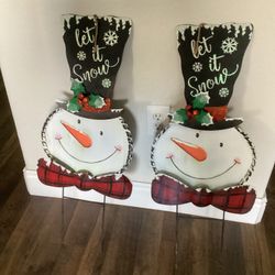 Christmas Garden Stakes 