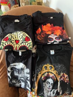 New Day of the Dead Graphic T-Shirts , 100% cotton