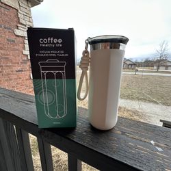 New,17 oz Stainless Steel Insulated Coffee Mug, Coffee Tumbler, Double Wall Vacuum Travel Coffee Mug