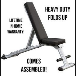 Adjustable Bench Olympic Home Gym Dumbbells Olympic Plates