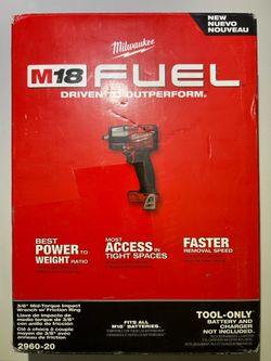 Milwaukee M18 FUEL Mid Torque Impact Wrench w/ Friction Ring 