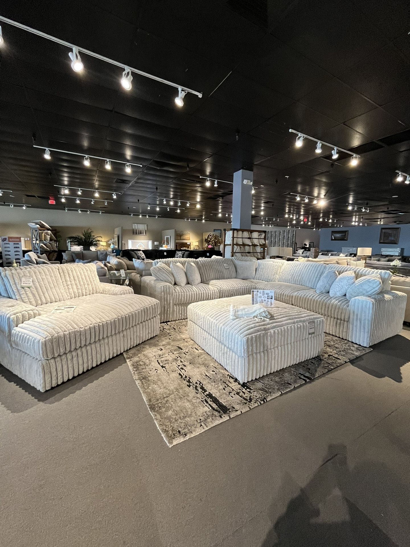 Grey 3PC Sectional Couch