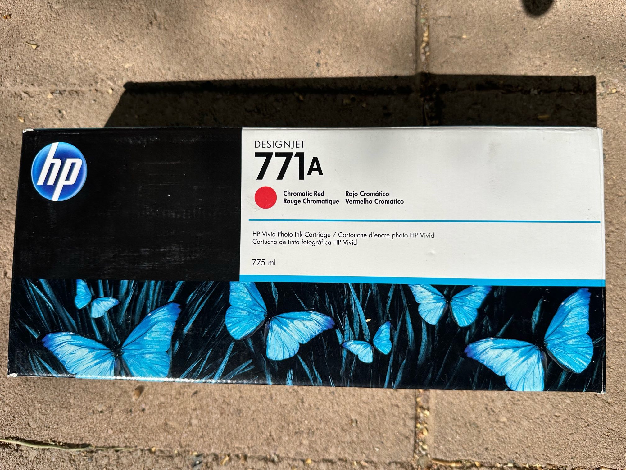 HP 771A 775ml Chromatic Red Designjet Ink Cartridge | B6Y16A