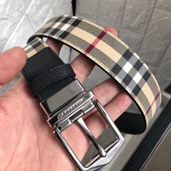 Burberry classic men's belt