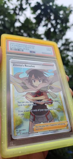 Pokémon zinnias resolve evolving skies psa 9