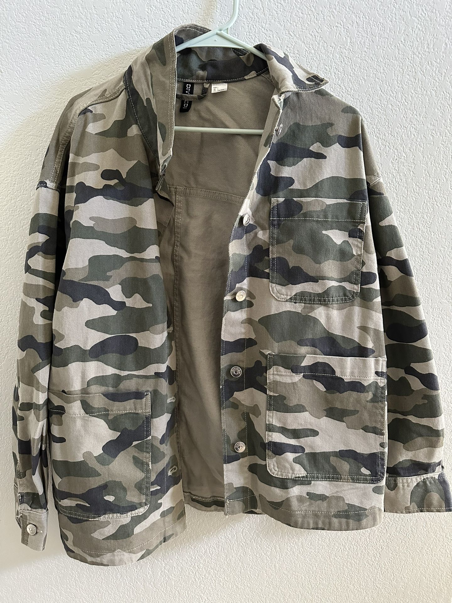 Camouflage Denim Jacket