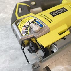 Ryobi JS481LG 4.8 Amp Corded Variable Speed T-Shank Orbital Jig Saw w/ Onboard LED Lighting System