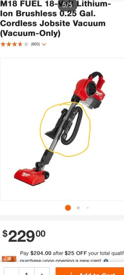Milwaukee vacuum