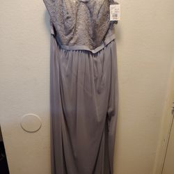 Prom/ Bridesmaid Strapless Dress Size 16