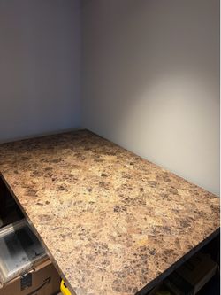 Kitchen Table- Granite Top Marbled