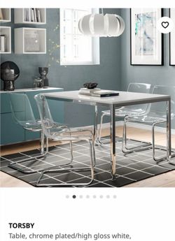 IKEA table set with chairs