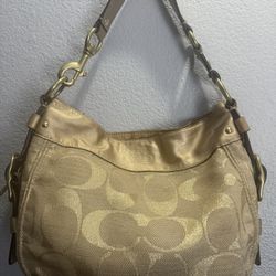Large Coach Zoey Shoulder Bag