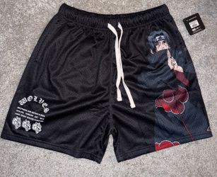 Rare Darc Sport x Naruto Shippuden Itachi Genjutsu Mesh Shorts Size M. Brand new with tags.