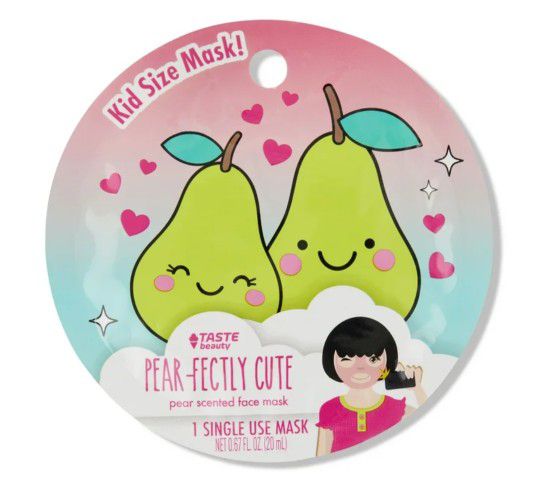 Taste Beauty Pear-Fectly Cute & Main Squeeze Kid-Size Face Sheet