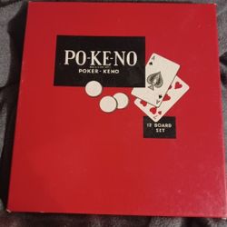 Original "Po-ke-no" Game. 100% Complete. Unplayed