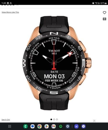 Tissot Solar Smartwatch