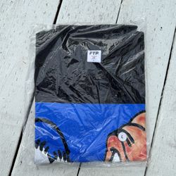 FTP x SLAWN Dog Tee – Black, Size L – Brand New