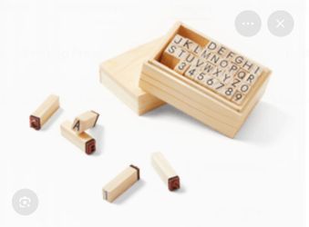 Letter and Number Stamp Set Kiwi Co