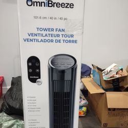 OmniBreeze Tower Fan With Remote