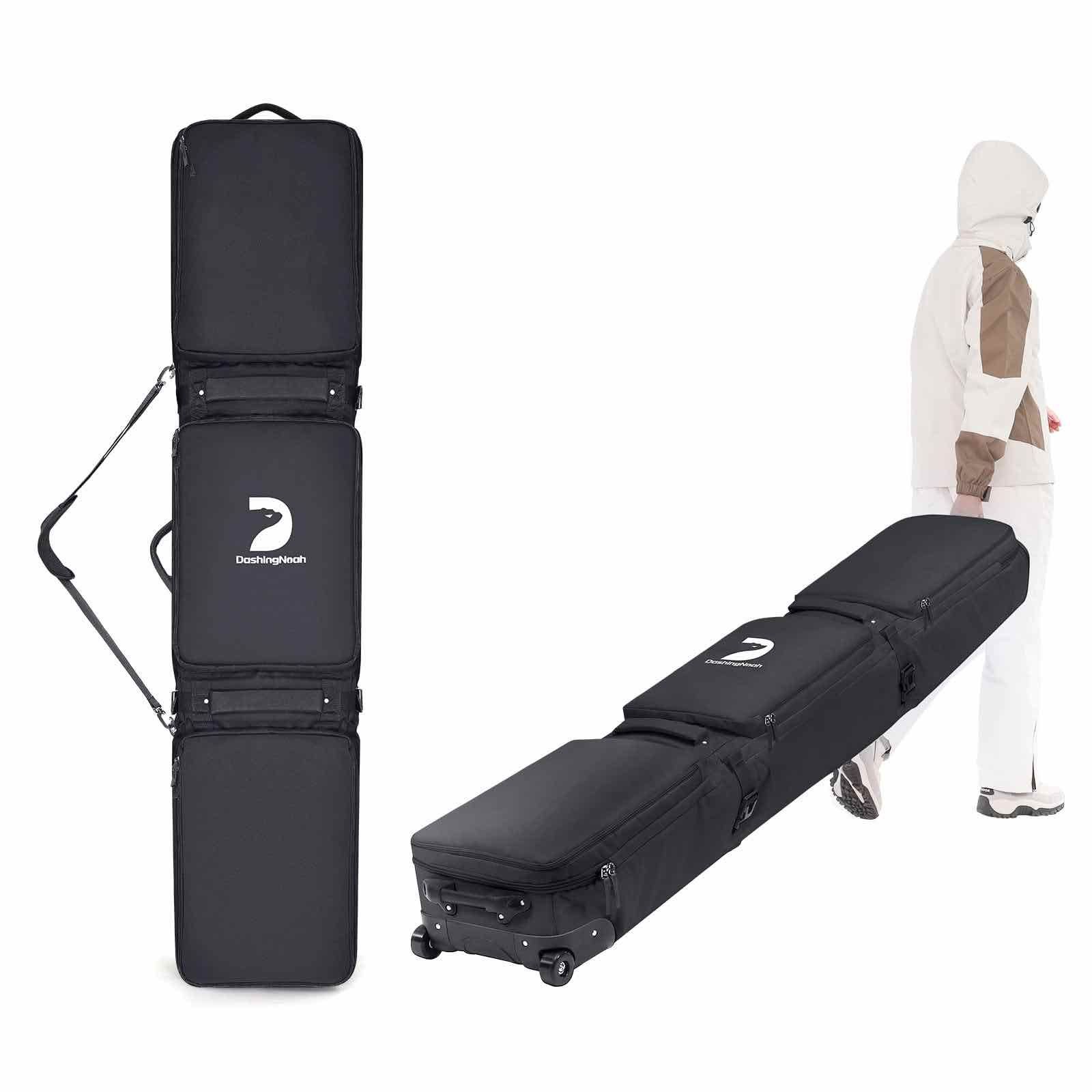 Double Rolling Snowboard Ski Bag